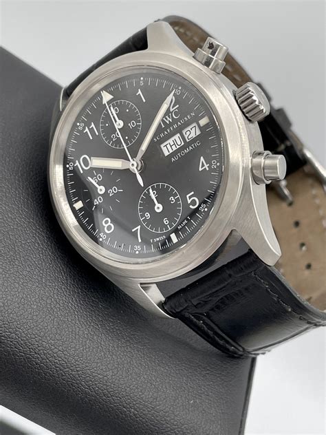 iwc pilot fliegerchronograph|iwc pilot chronograph review.